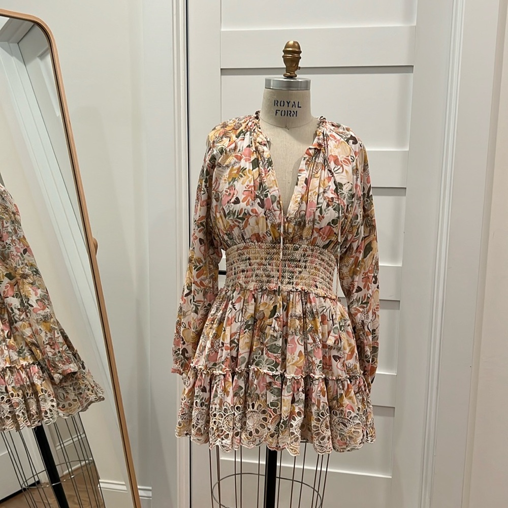 Reset Floral Long Sleeve Mini Dress